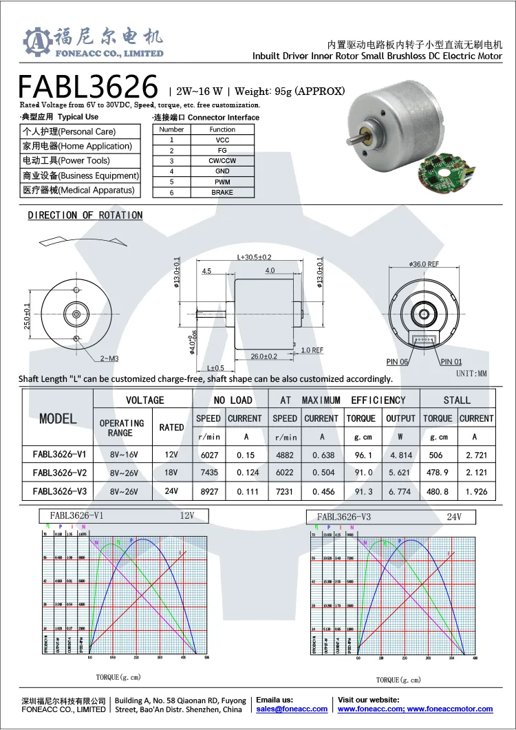 bl3626 <a href=/micro-brushless-dc-motor-foneacc-motion.html target='_blank'>BLDC motor</a>