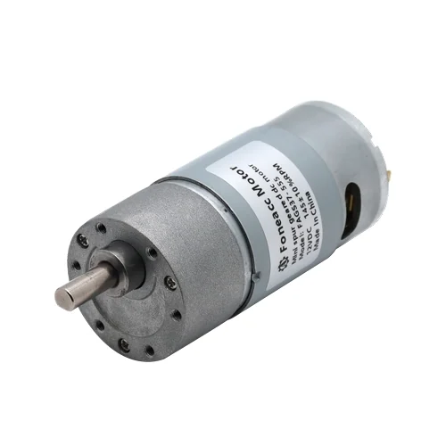 37GB-555 DC geared motor RS-555 DC motor with spur gear reducer