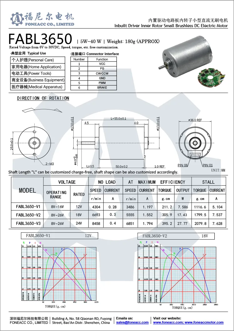 bl3650 <a href=/micro-brushless-dc-motor-foneacc-motion.html target='_blank'>BLDC motor</a>